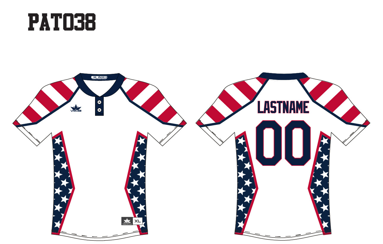 Custom Softball Jerseys .com - Patriotic Softball Jerseys - Custom