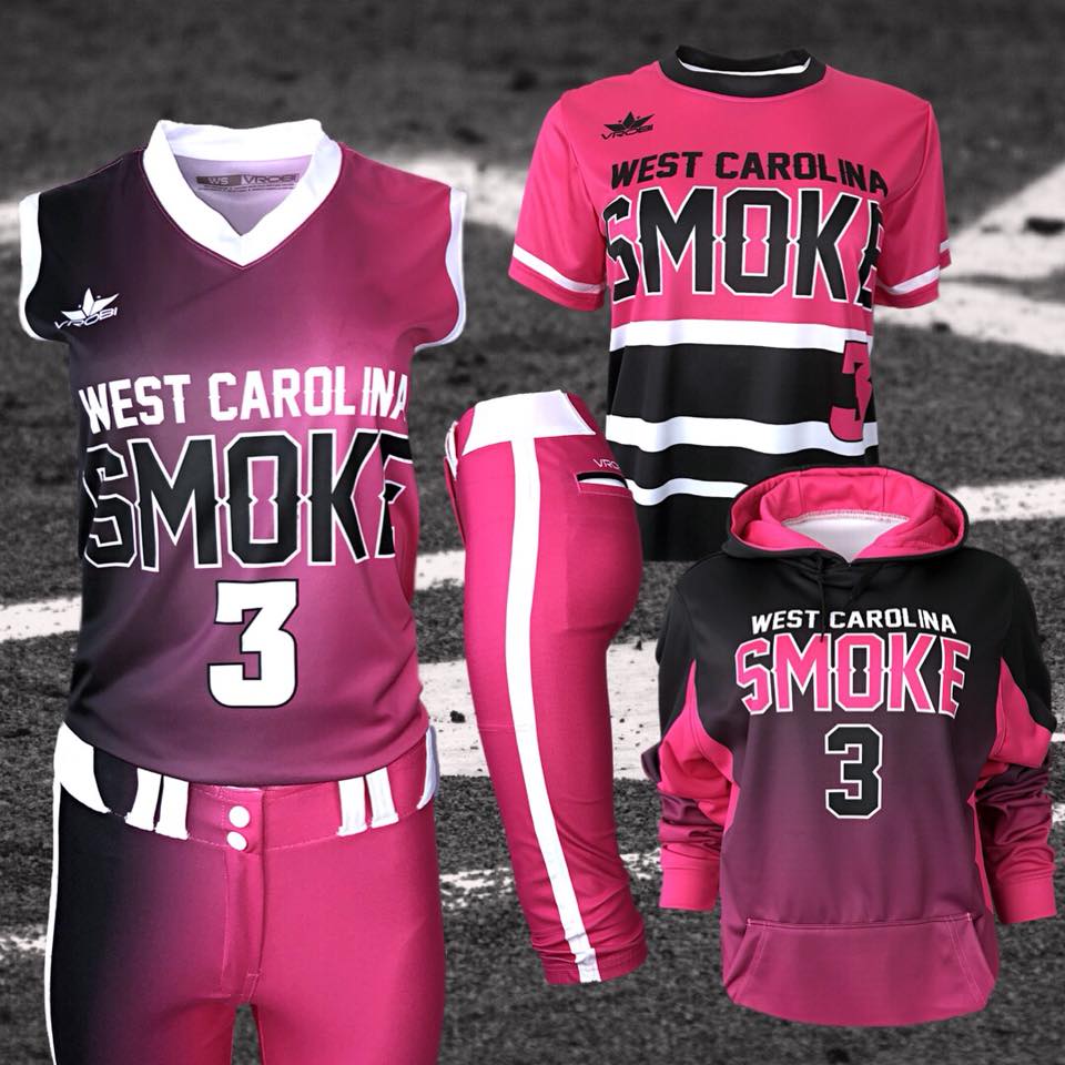 Custom Uniforms with Fade and Throwback Stripe Look