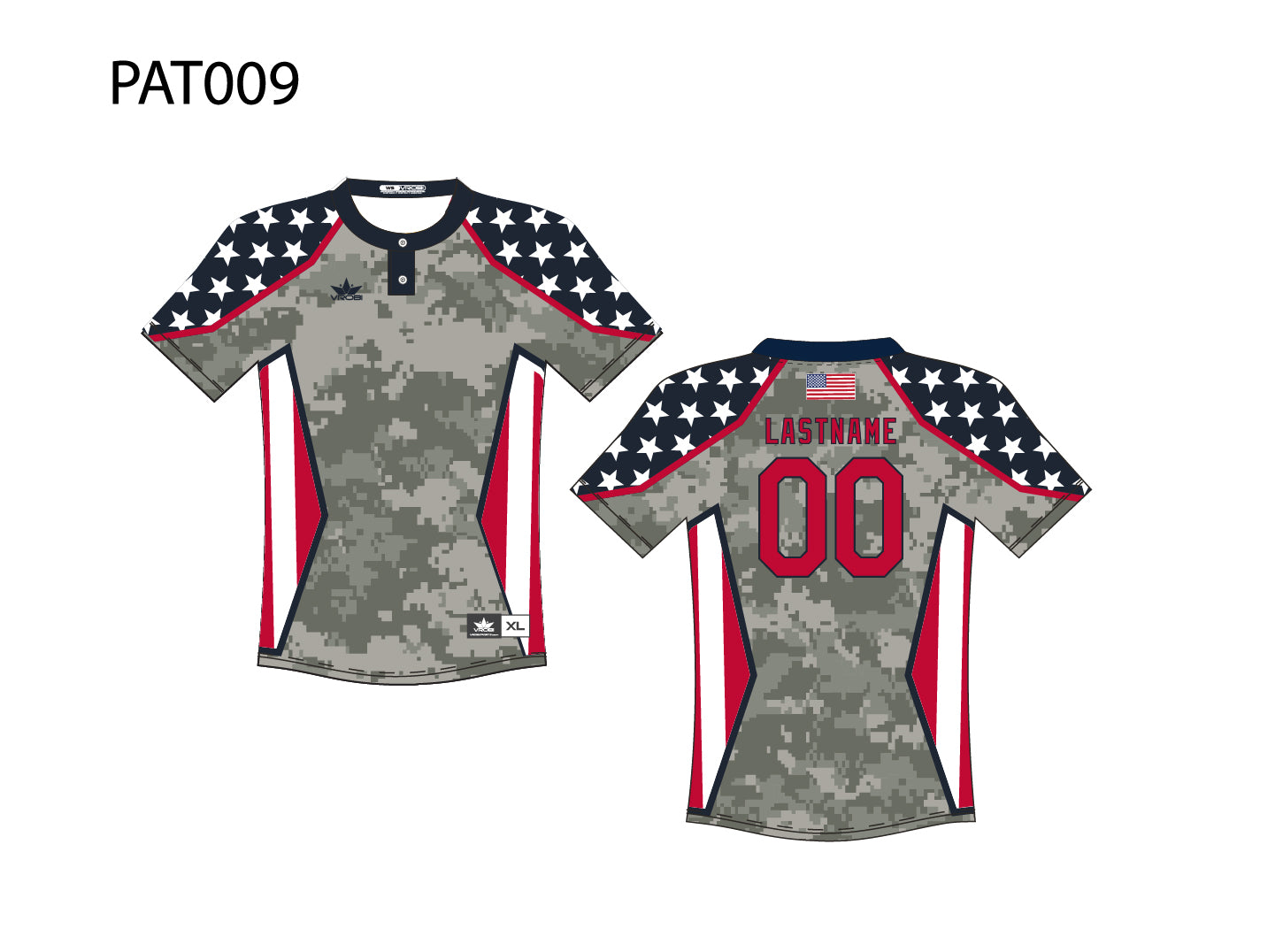 patriotic youth baseball jerseys