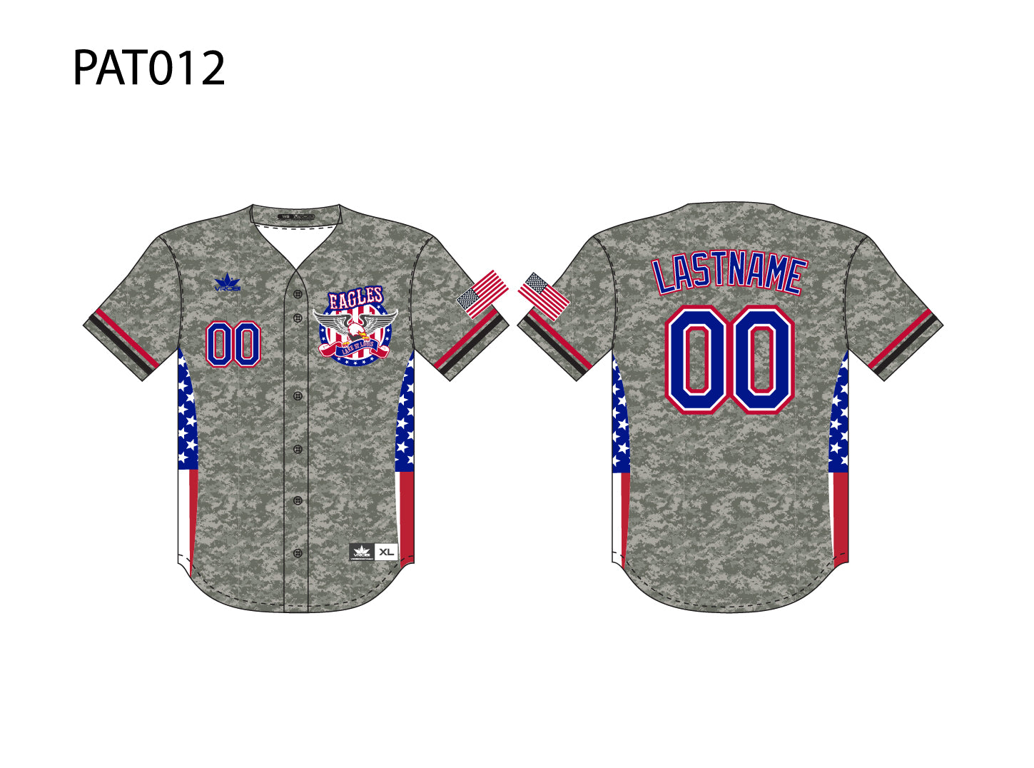 patriotic youth baseball jerseys