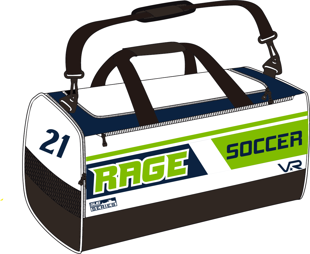 Soccer Custom Sublimated Duffle Bag