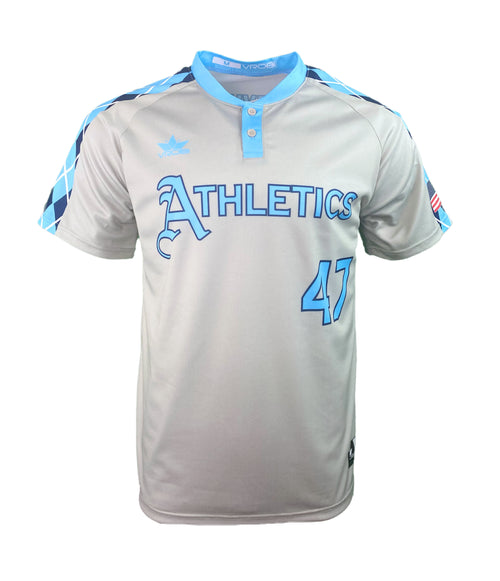 Custom Team Button-Down Softball Jerseys