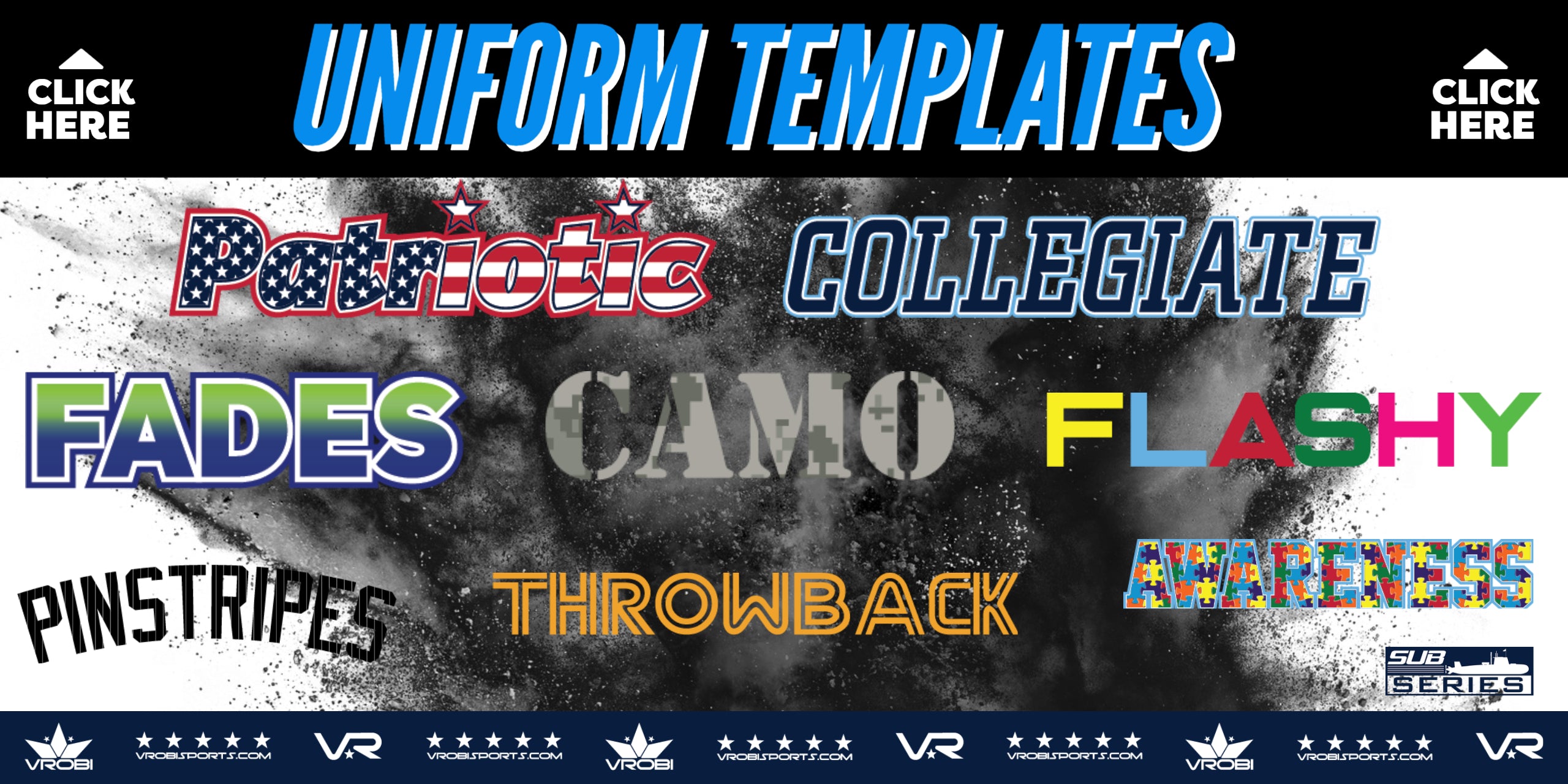 Camo Patriotic Collegiate Fades Flash Pinstripes Throwback Softbll Uniforms