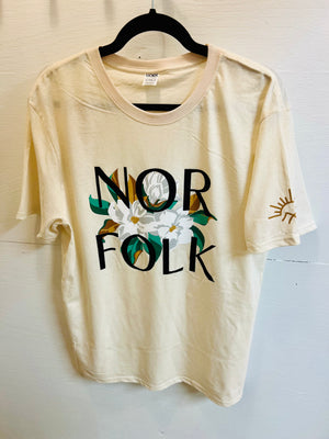 Norfolk Unisex Eco Cotton Short Sleeve Tee - Ivory - Maison Soleil