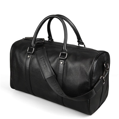 Edmond Jr Leather Weekend Travel Gym Bag / Duffle For Men and Women