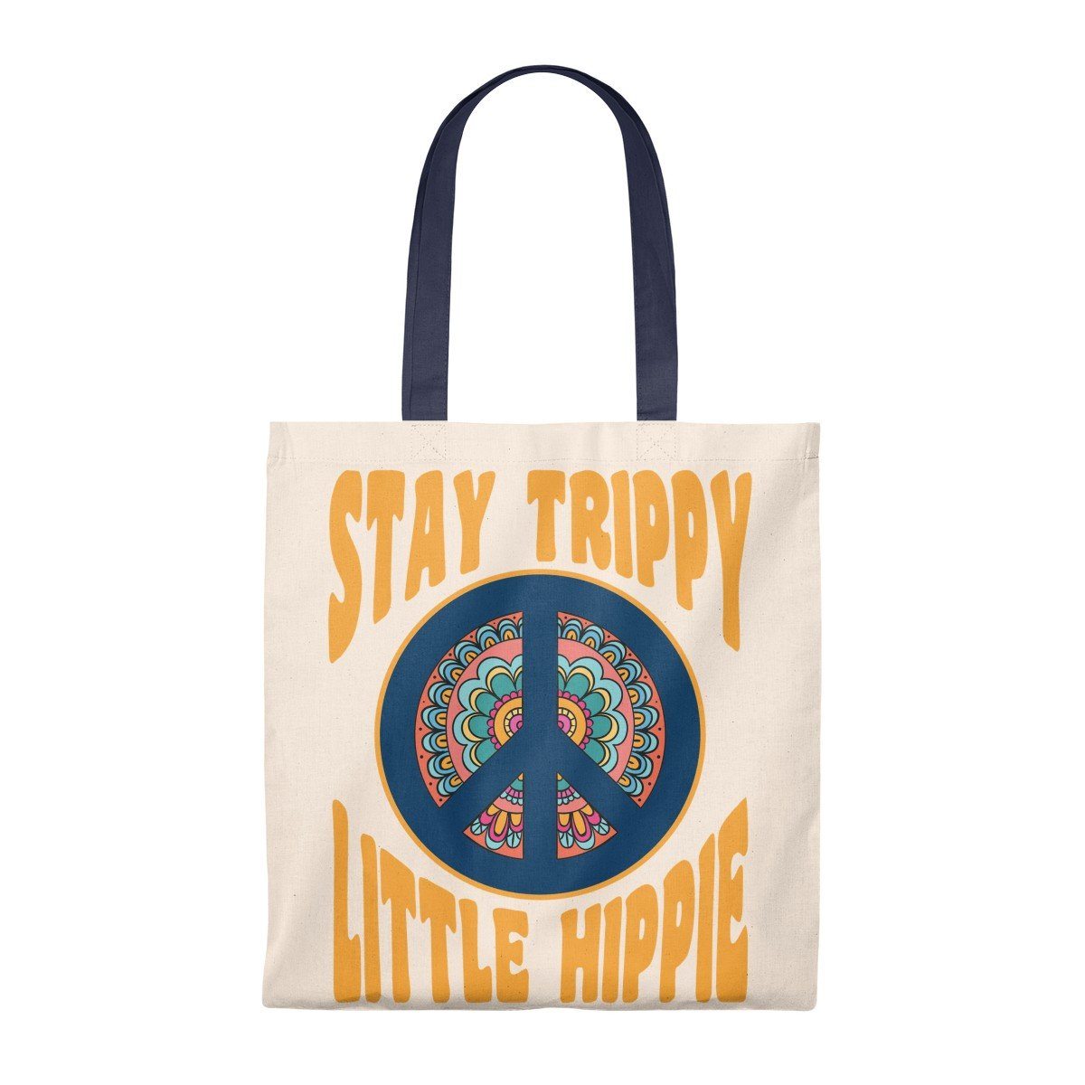 hippie tote bag