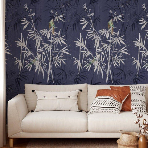 Bamboo Forest Chinoiserie Wallpaper - WallpapersforBeginners