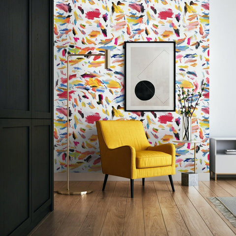 Brushstroke Print wallpaper <br> ★★★★★ - WallpapersforBeginners