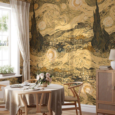 Extra Large Van Gogh Artistic Wallpaper - WallpapersforBeginners