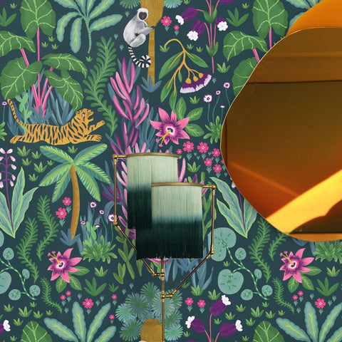 Tropical Dark Jungle Wallpaper <br> ★★★★★ - WallpapersforBeginners