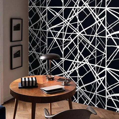 White Stripes on Black Wallpaper - WallpapersforBeginners