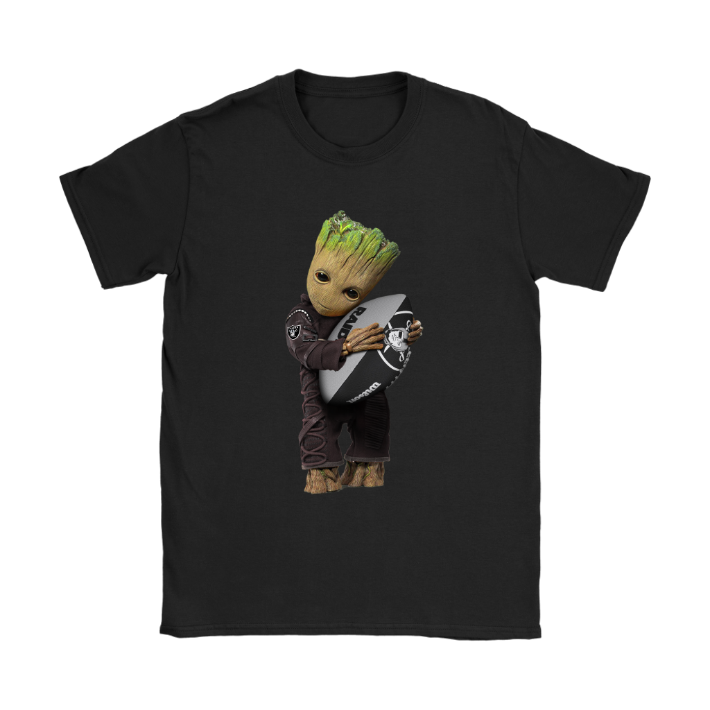 3d Groot I Love Oakland Raiders Nfl Football Shirts 