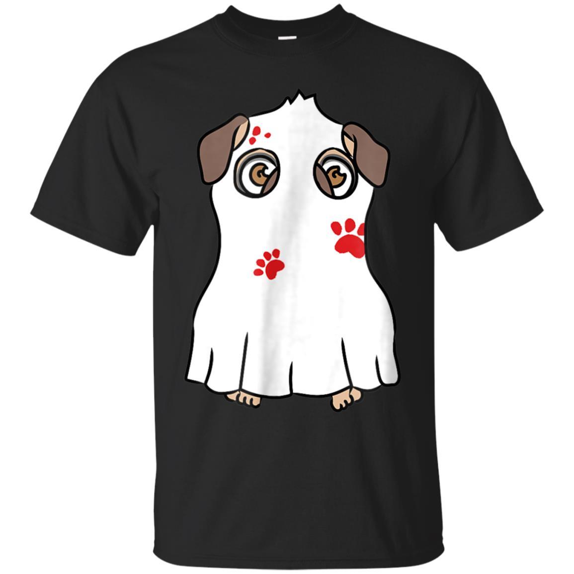 Cute Ghost Pug Halloween Costume Tshirt Dog Lover Gift Catsolo Fashion T-shirt