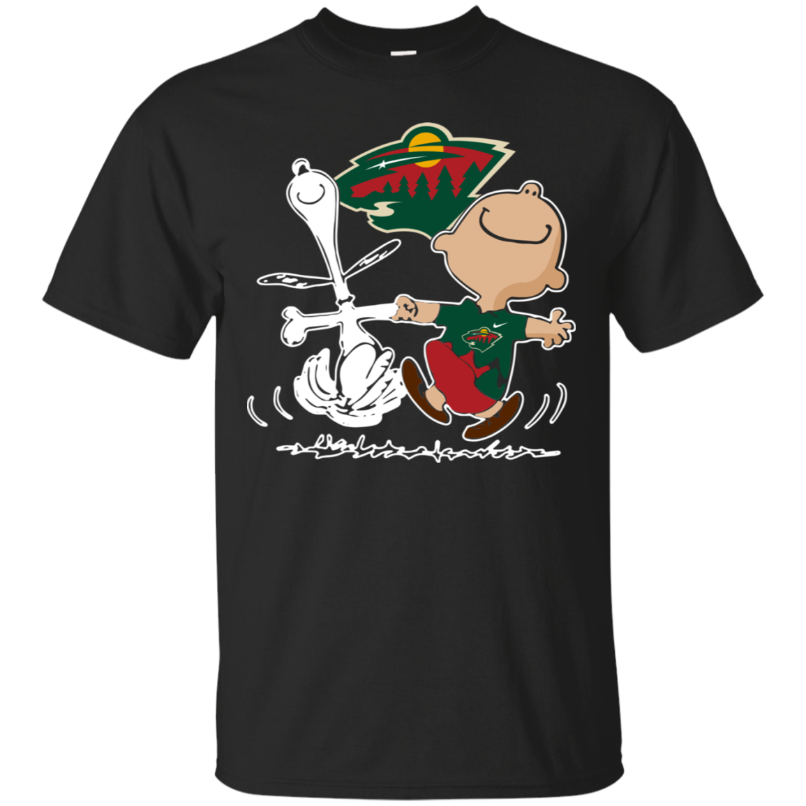 Charlie Brown & Snoopy Minnesota Wild Shirt Shirt