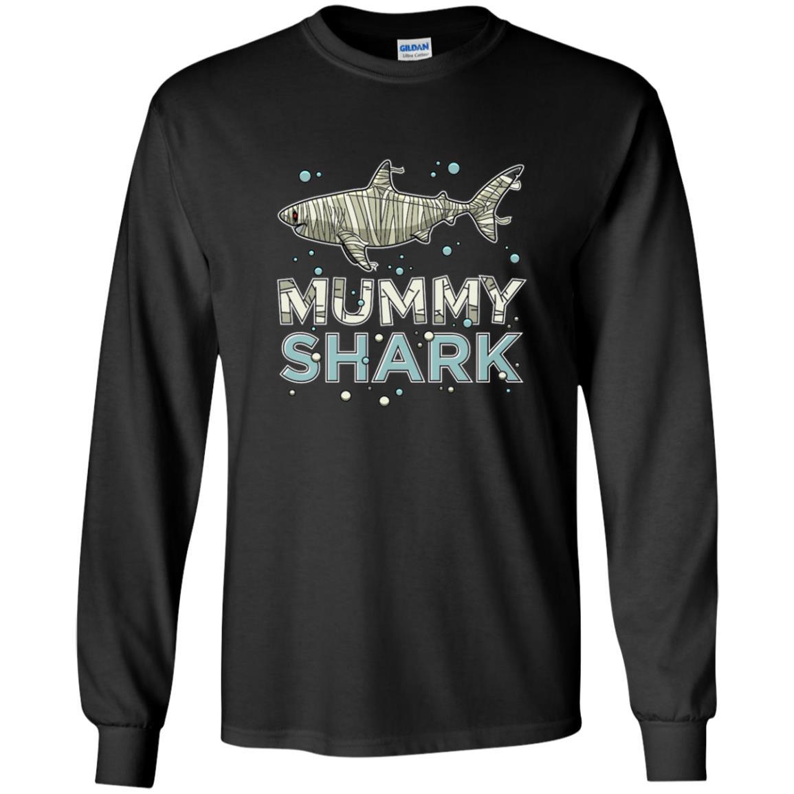 Halloween Mummy Shark Funny Gift Halloween Gift Tee T Shirt