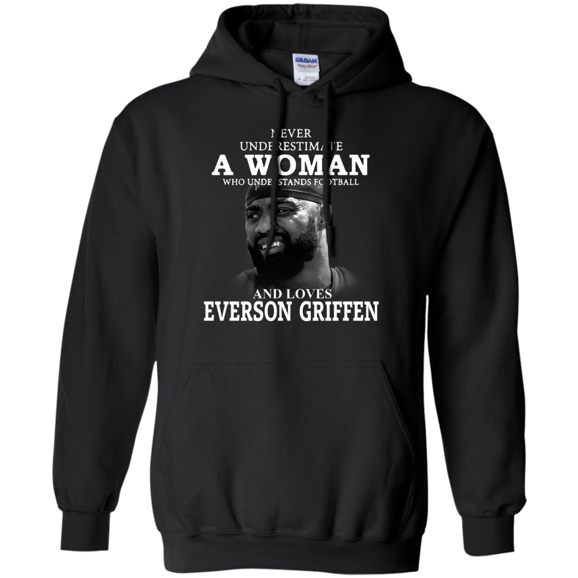 Never Underestimate A Woman Understands Football And Loves Everson Griffen Shirt 