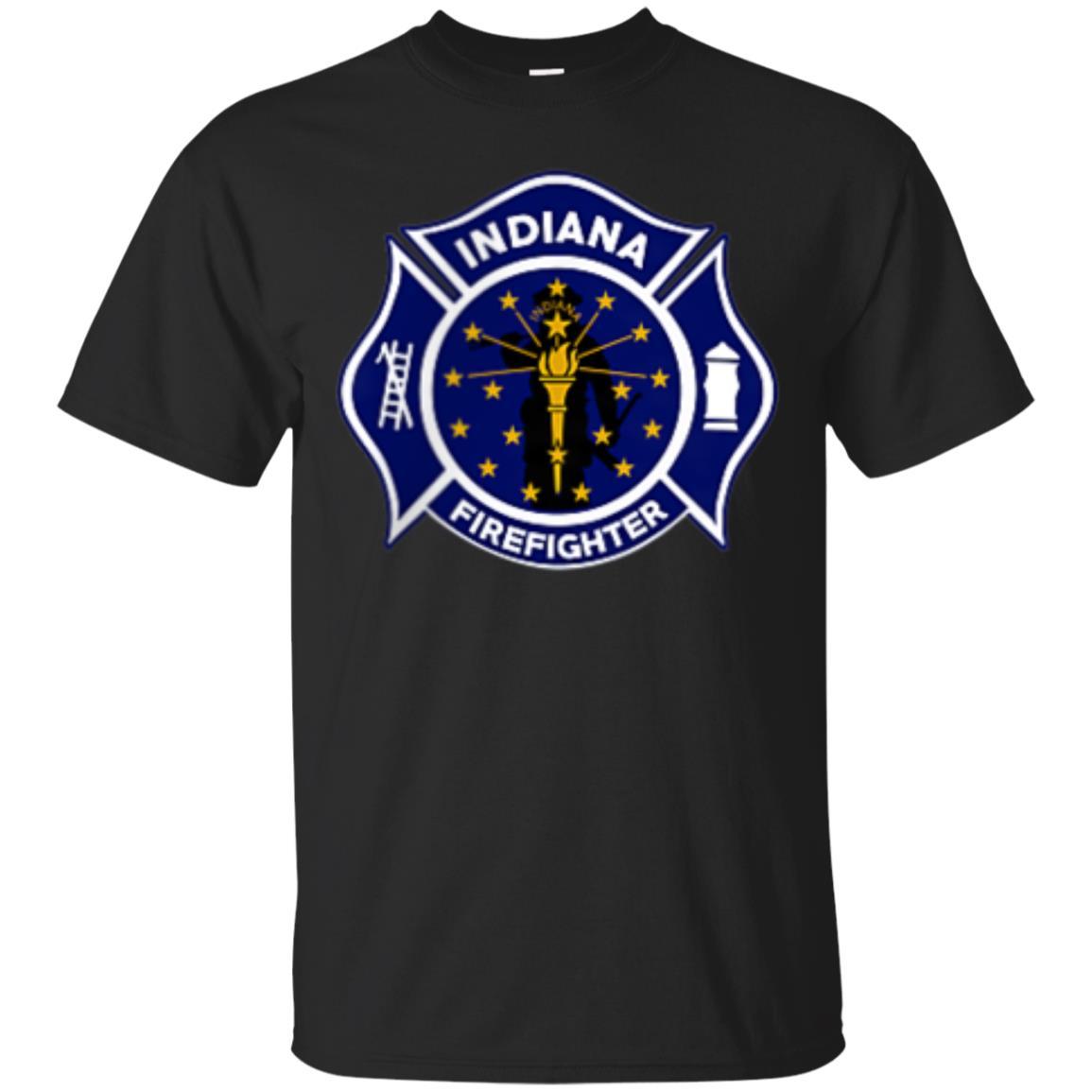 Indiana Fire Departt Tshirt Firefighters Fire Catsolo T-shirt