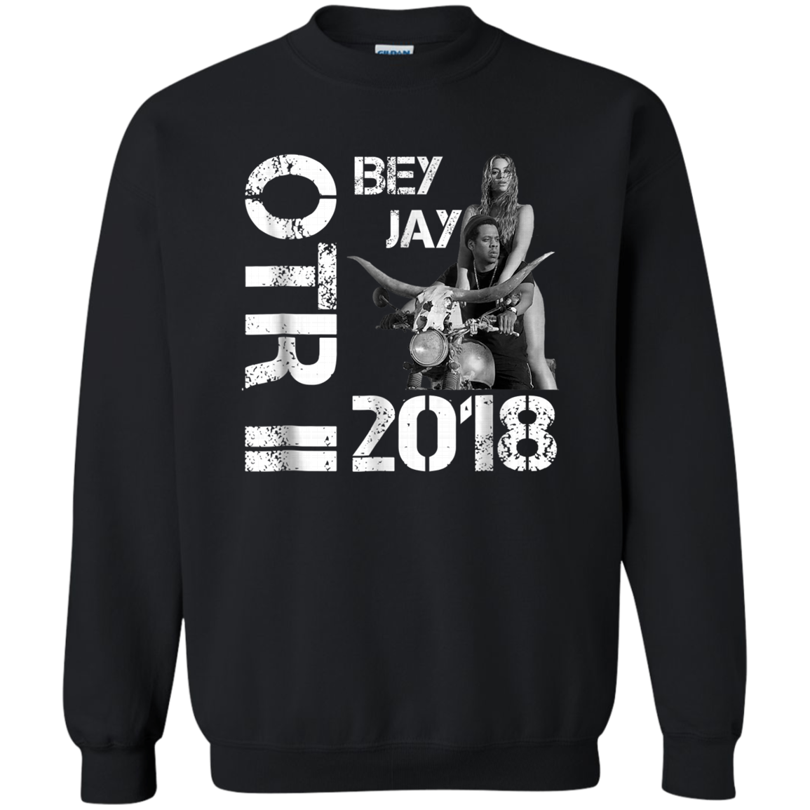 Unbelievable Bey The Run Otr Ii - Run Tour 2 G180 Crewneck Pullover 8 Oz. Shirts