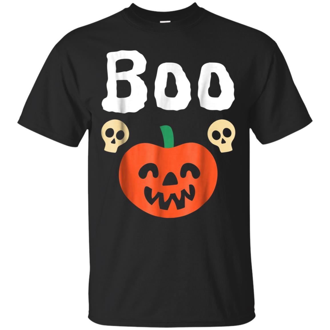 Boo Cool Cute Halloween Pumpkin Skulls Tshirt Catsolo Fashion T-shirt