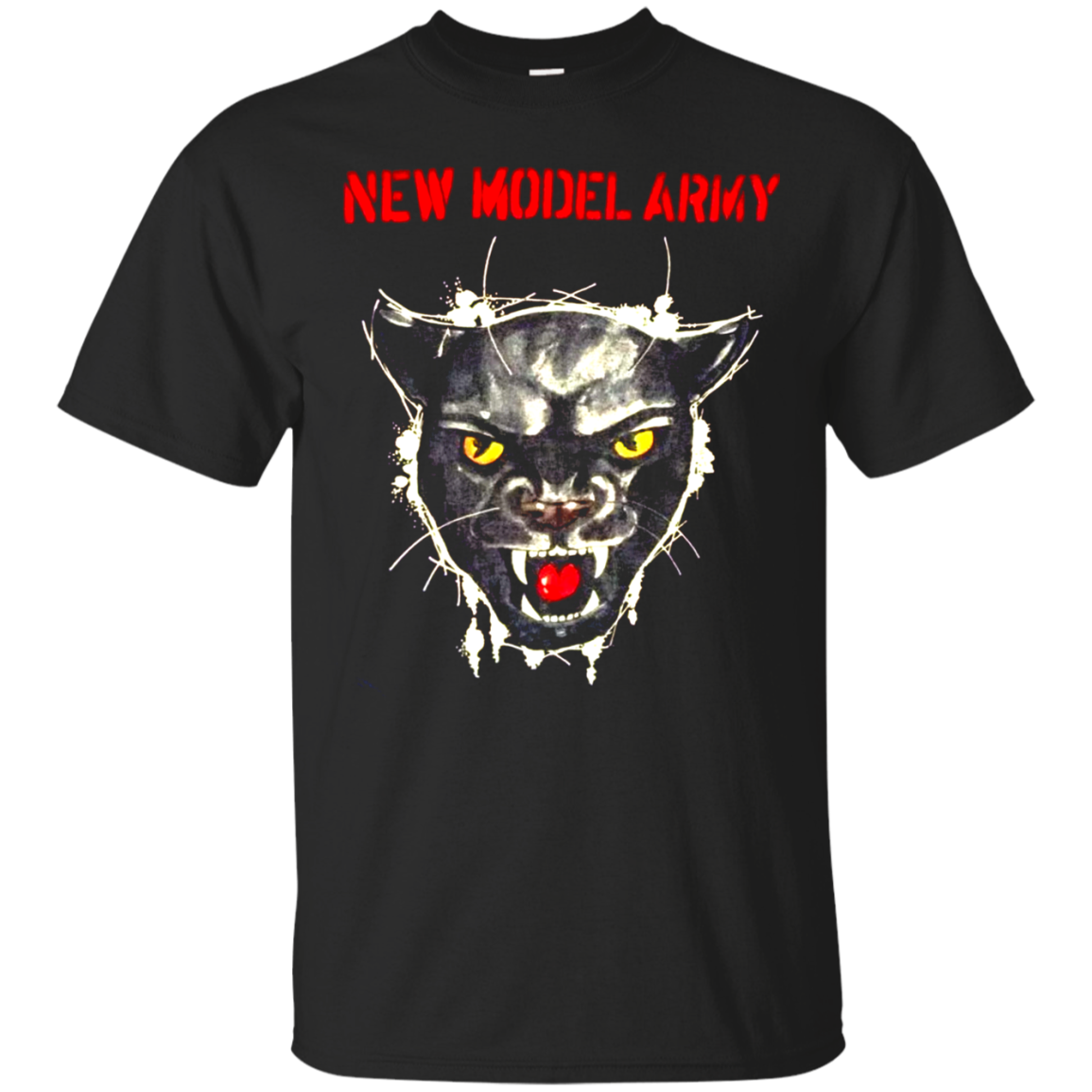 Black Panther New Model Army T Shirt Sweater