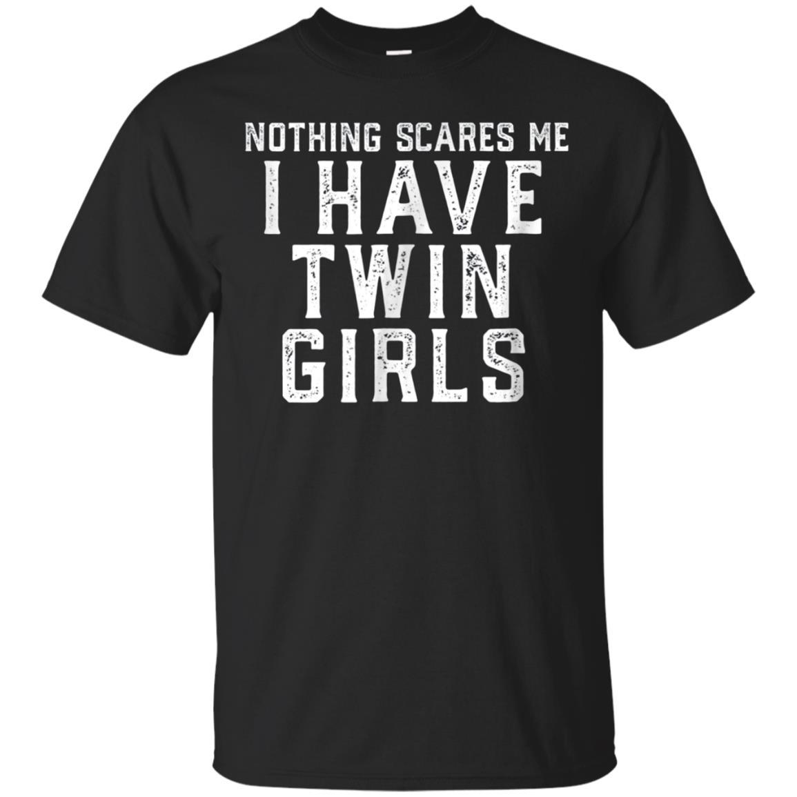 S Twin Dad Of Daughters Shirt Girl Twins Halloween Costume Tee