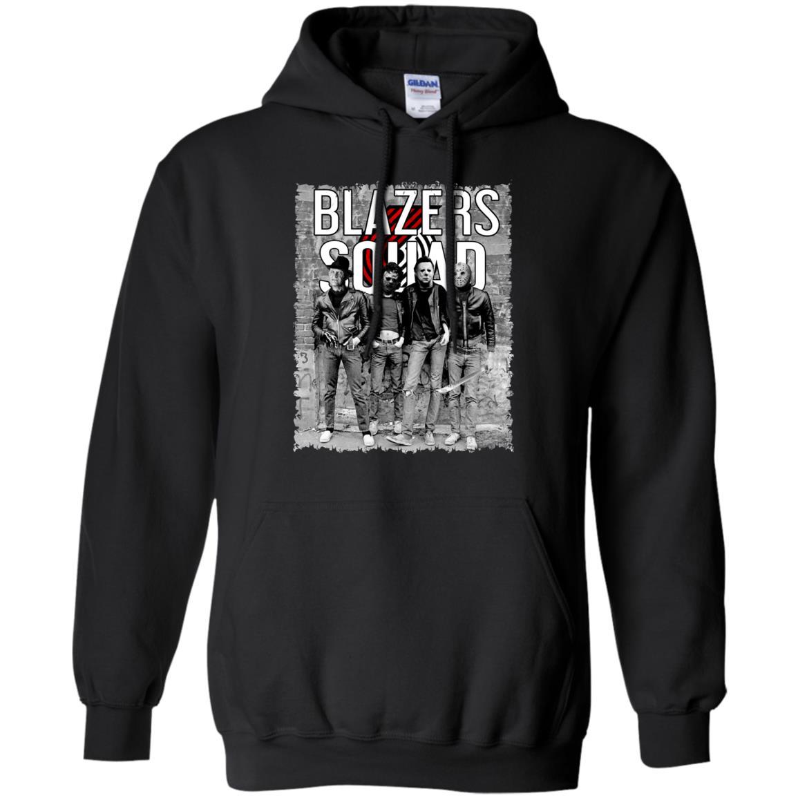 Halloween Freddy Jason Michael Myers Blazers Fans Leatherface Squad S Shirts