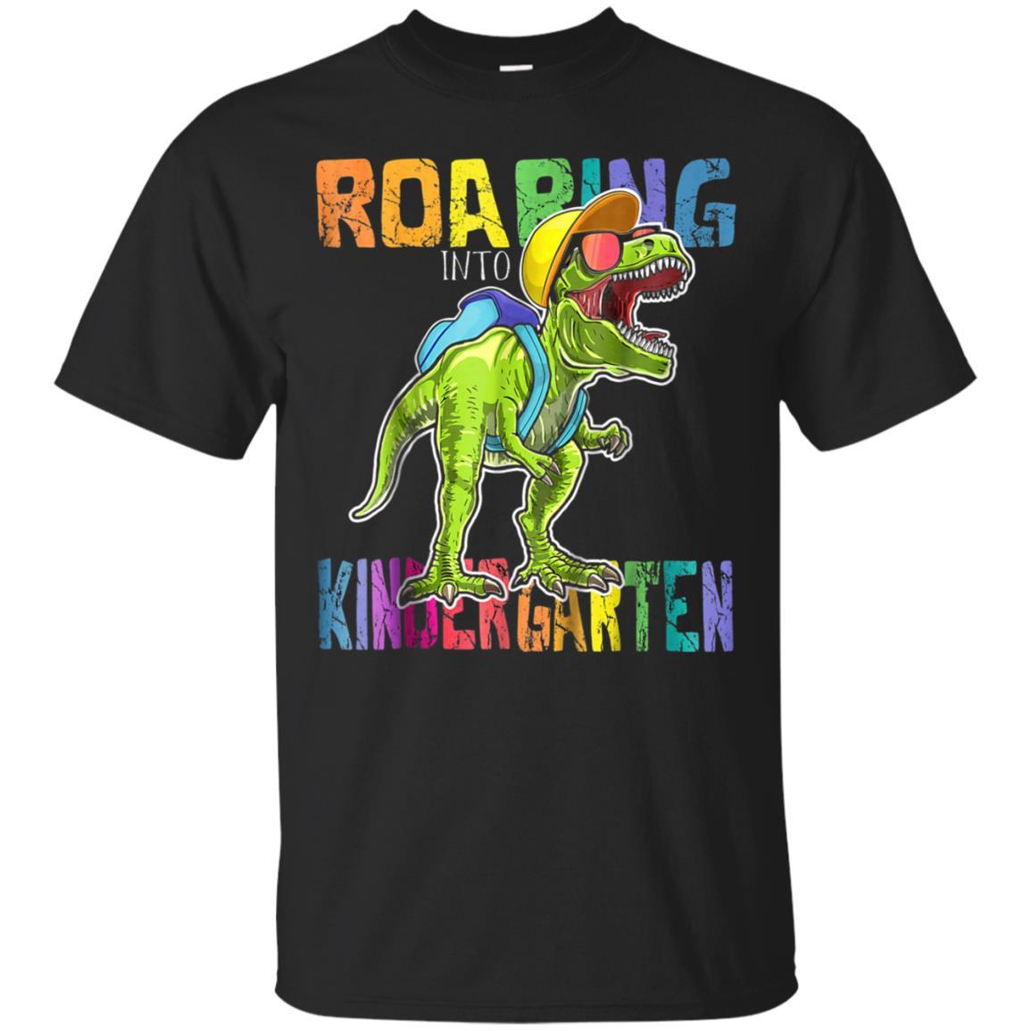 15 Roaring Kindergarten Dinosaur T Rex Back To School Shirt Boy Catsolo Fashion T-shirt