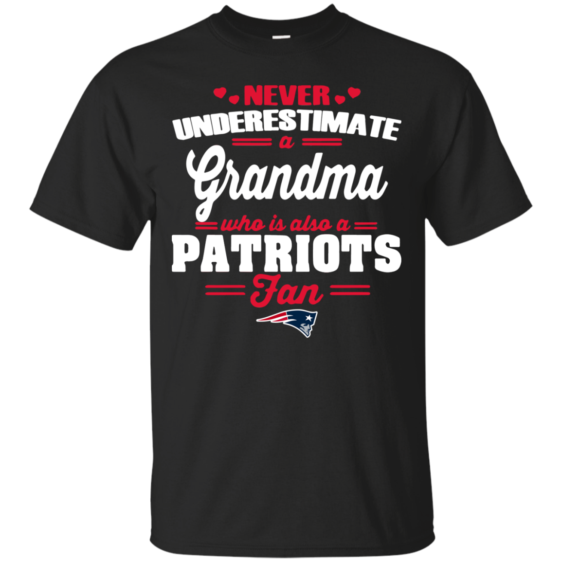 Nice Shirt Never Underestimate A Grandma Who Is Also A Patriots Fan G200 Ultra T-shirt