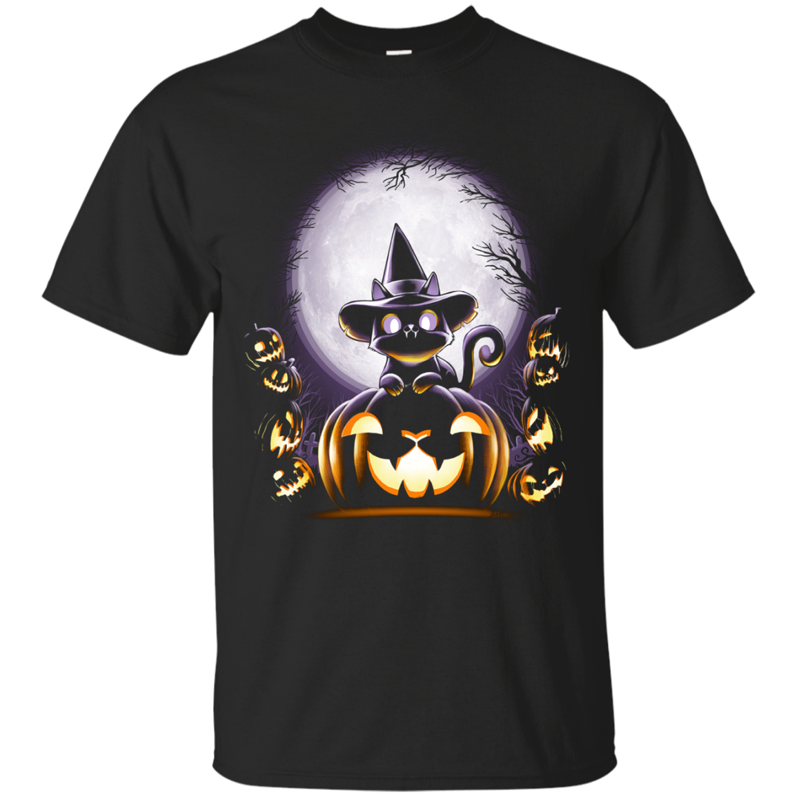 Witch Cat Night Pumkin Halloween G200 Ultra T-shirt