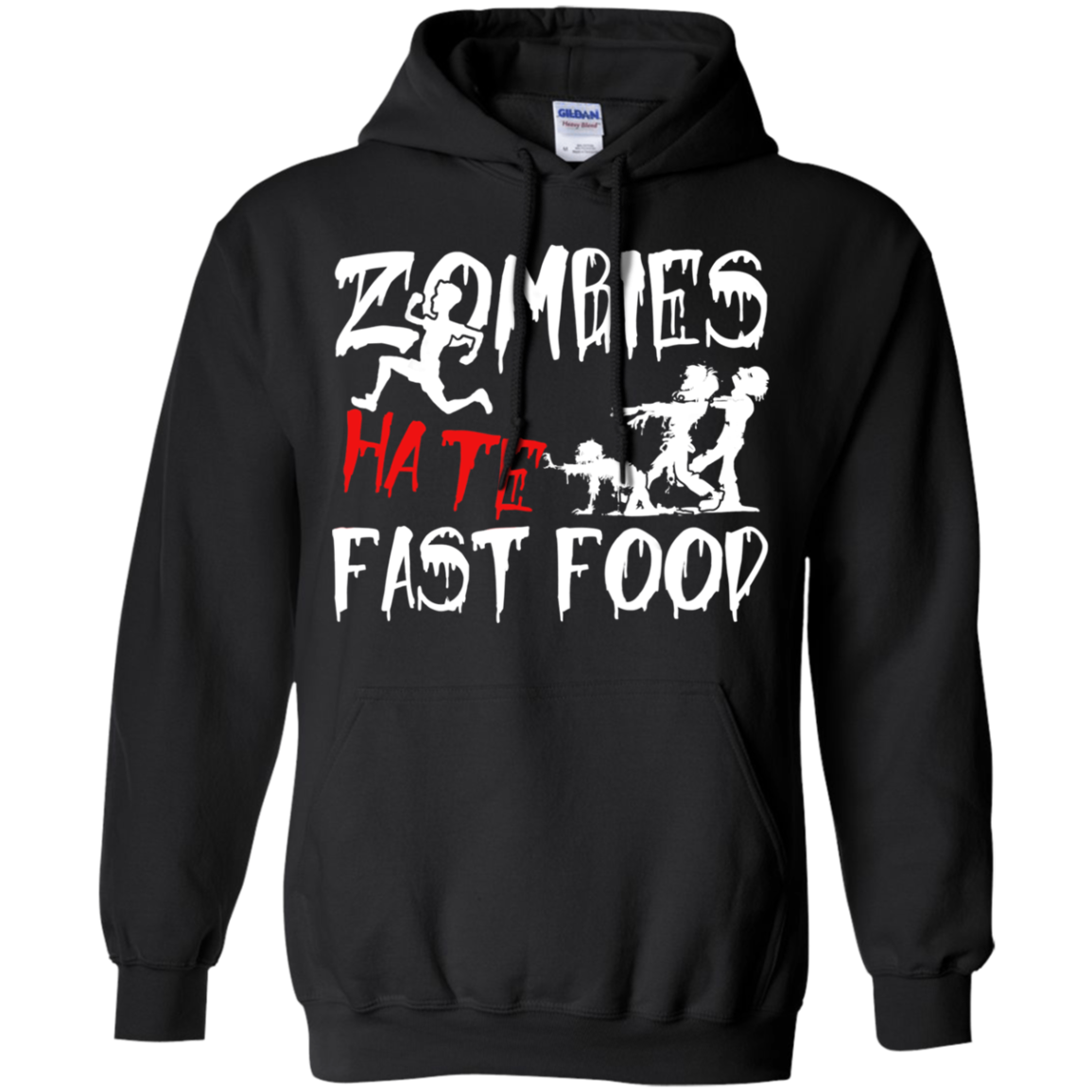 Top Selling Zombies Hate Fast Food Funny Halloween 2018 Shirt 