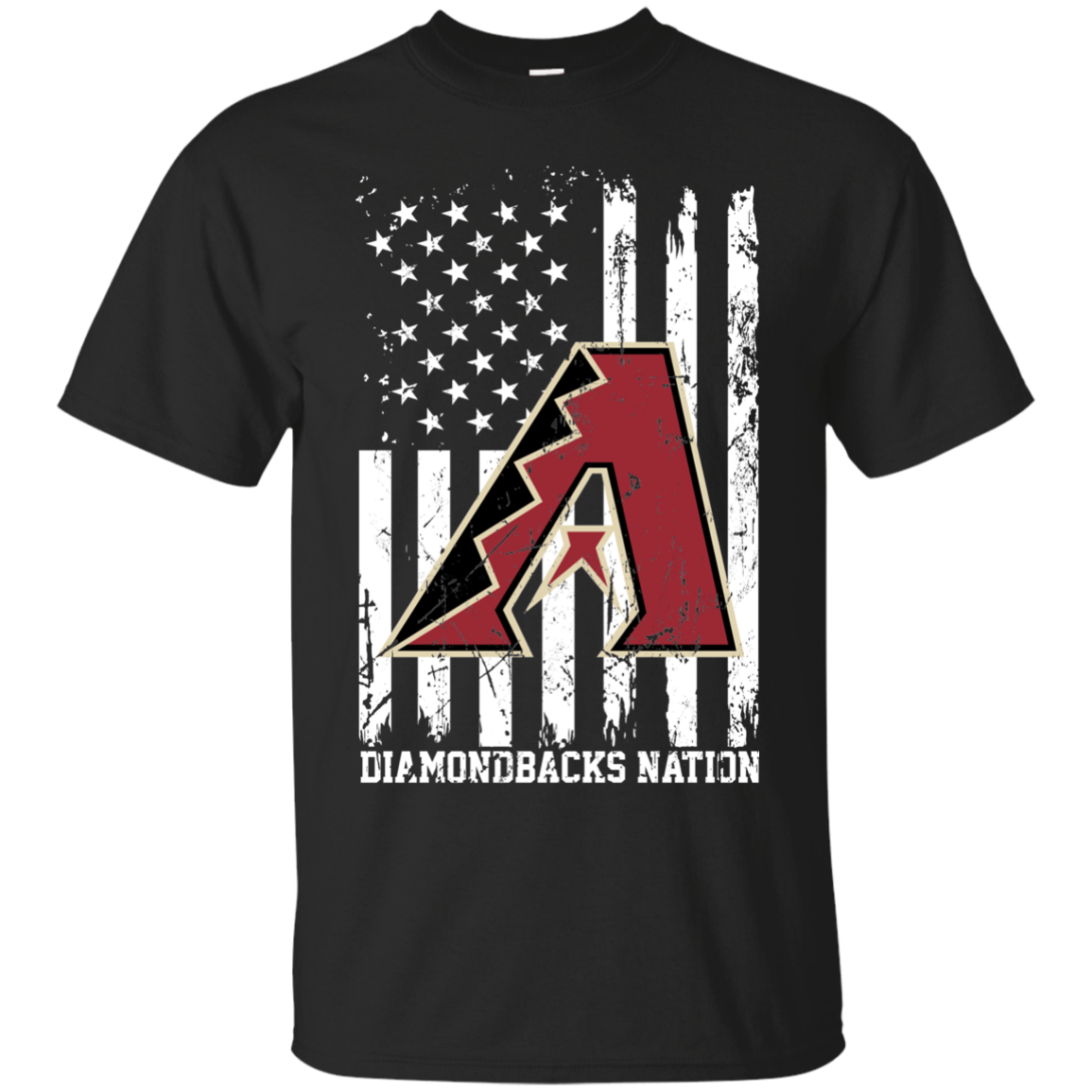 Arizona Diamondbacks Nations Baseball Us Flag Fourth Of July Shirt