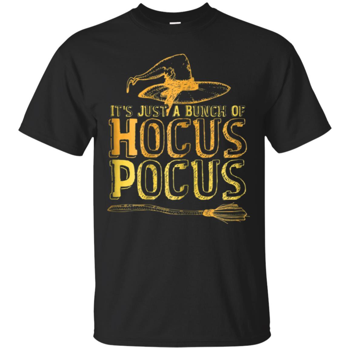 Hocus Pocus Halloween Fall Witch T-shirt Funny Halloween Tee 2 Catsolo T-shirt