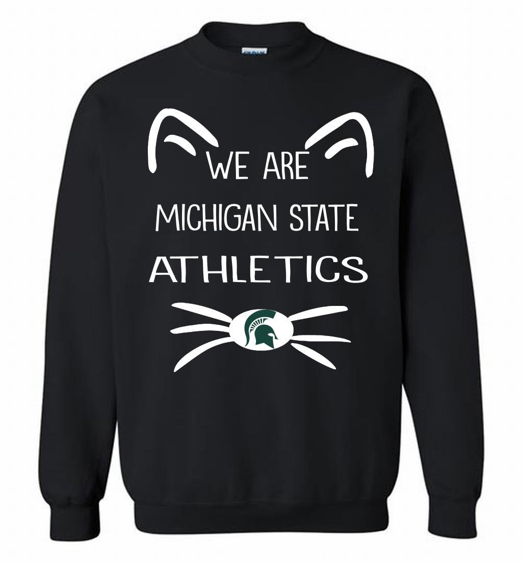 Cat We Are Michigan State Athletics Crewneck T Shirt