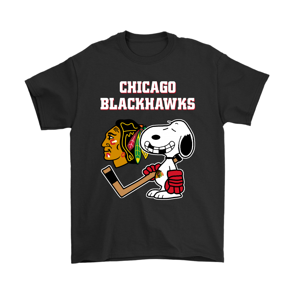 Chicago Blackhawks Ice Hockey Broken Teeth Snoopy Nhl Shirts