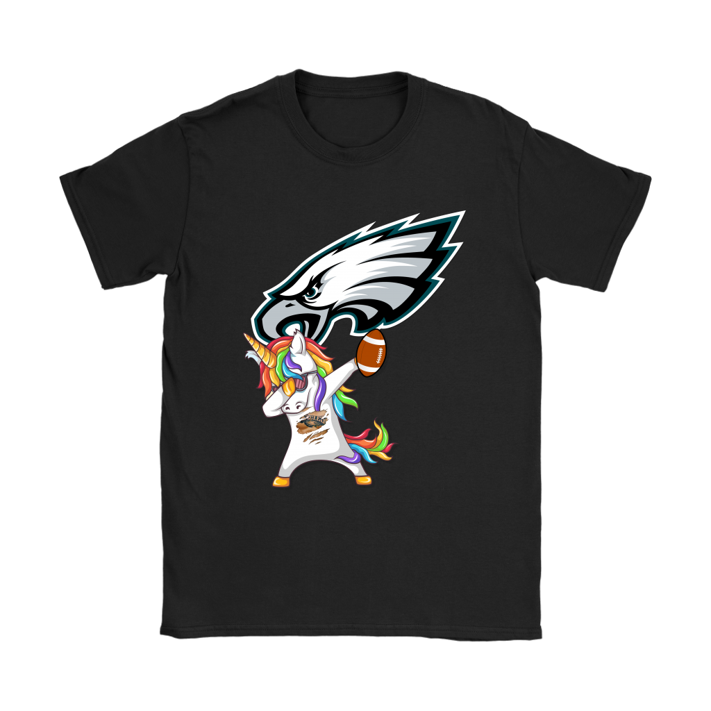 Dabbing Hip Hop Unicorn Dab With Philadelphia Eagles Football Shirts 