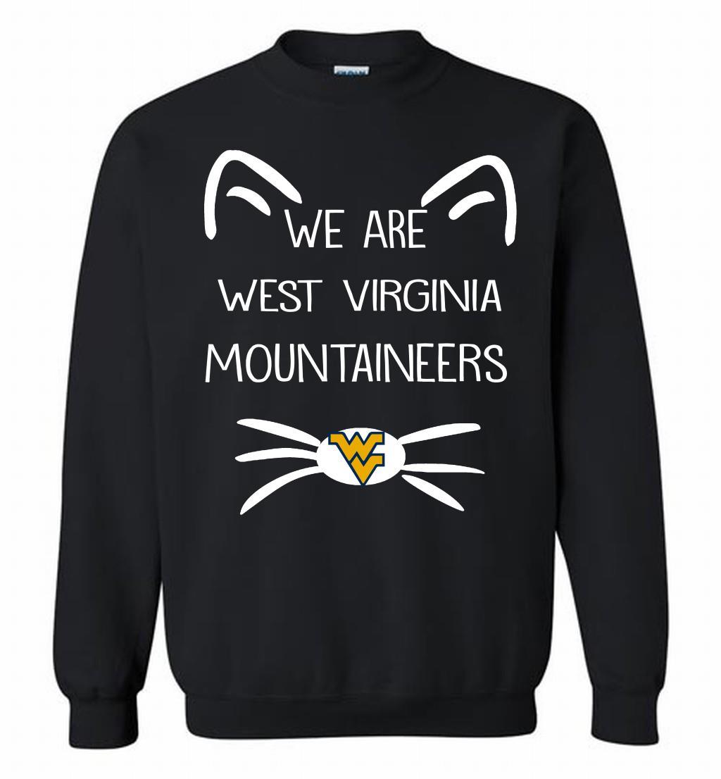 Cat We Are West Virginia Mountaineers Crewneck 