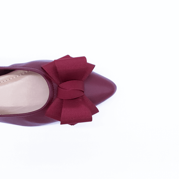 little burgundy flats