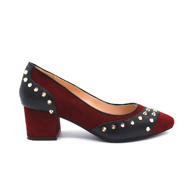 red heels with spikes