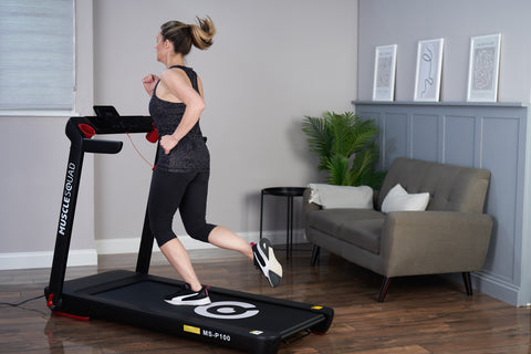 Women Workout on P100 Treadmill