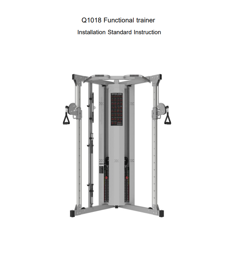 MuscleSquad Dual Action Pulley Cable Machine Manual