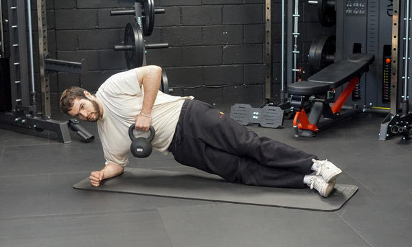 Kettlebell side plank