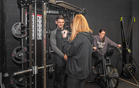 Cardio Training on Exercise Air Bike