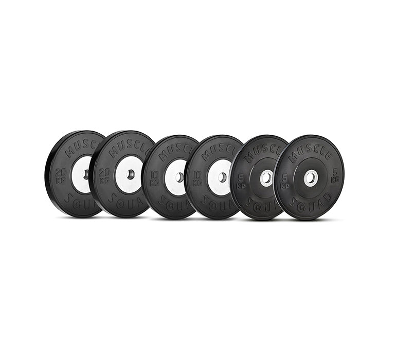 Photos - Barbells & Dumbbells Muscle Squad Competition Metal Core Bumper Olympic Weight Plates - 70kg Se