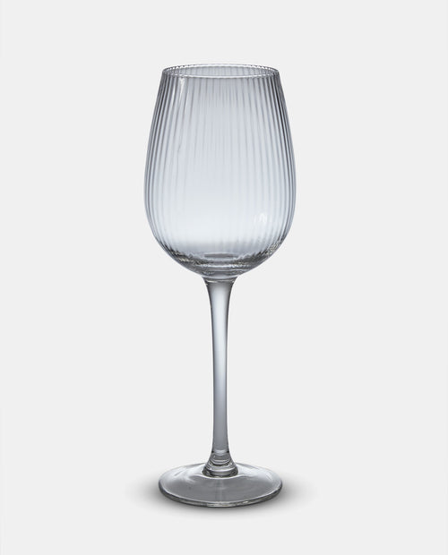 Set Of 4 Ribbed Wine Glasses – Cotswold Luxe