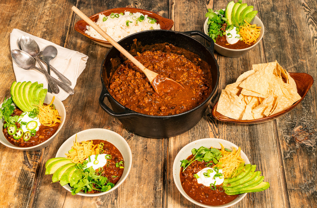 Chili con Carne with Heritage Turkey