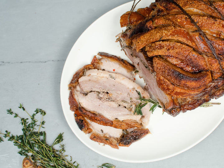 Heritage Porchetta, Rolled-and-tied, pre-seasoned roast, ready-for-your ...