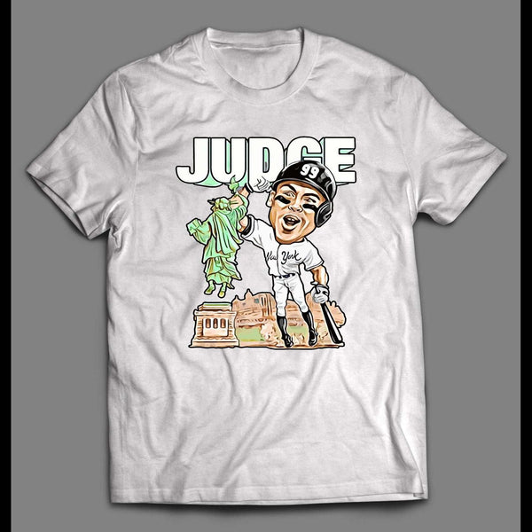 aaron judge statue of liberty shirt