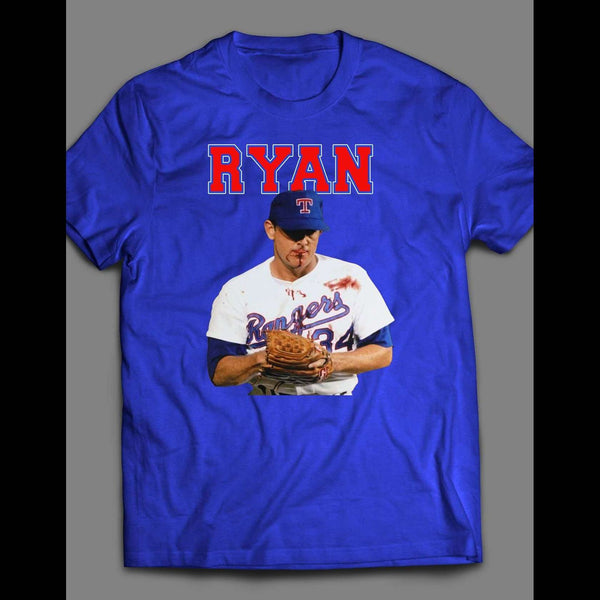 nolan ryan bloody jersey