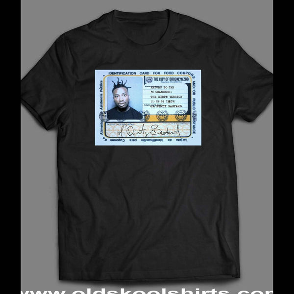 Ol Dirty Bastard Odb Food Stamp Card Shirt 80 S 90 S To Today Quality Artistic Graphic Shirts