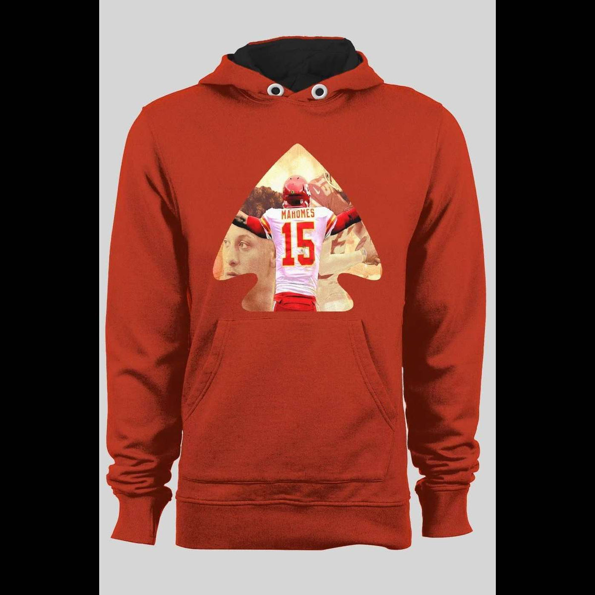 PATRICK MAHOMES ARROW HEAD ART WINTER HOODIE | 80's, 90's to Today Quality Artistic ...
